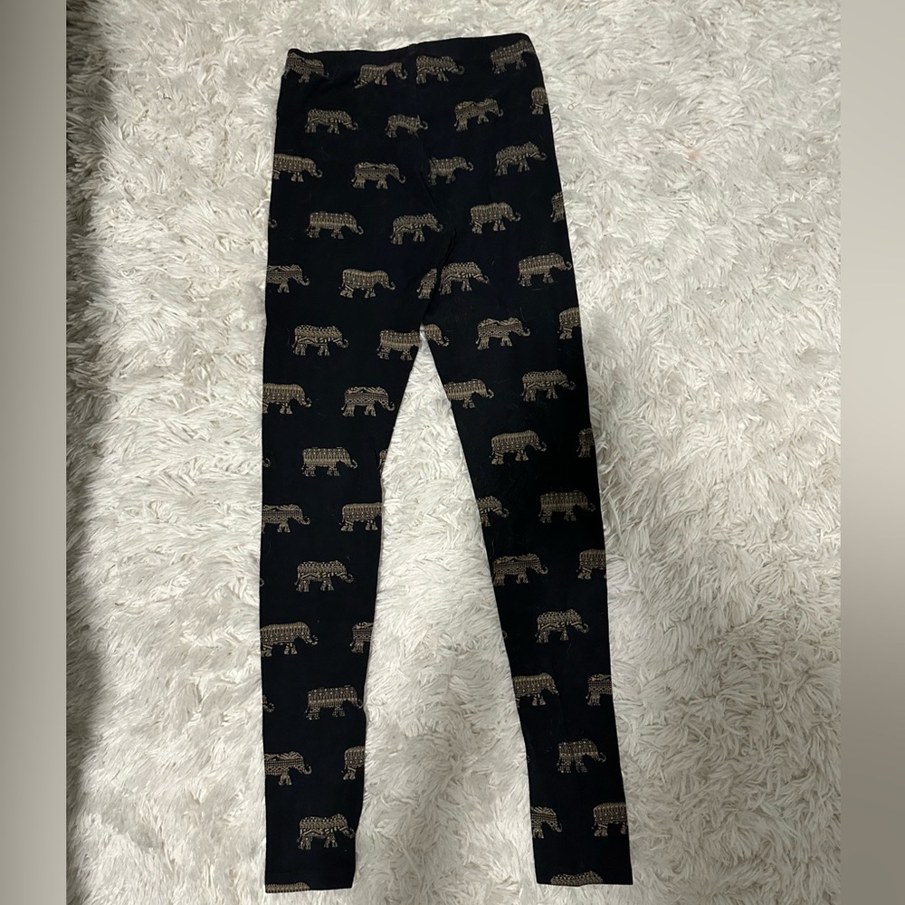 Elephant print leggings